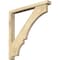Ekena Millwork Balboa Block Rough Sawn Bracket w/ Offset Brace, Douglas Fir, 4"W x 34"D x 34"H BKT0402X34X34BOA05RDF - alternate 1